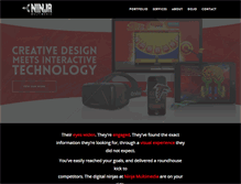 Tablet Screenshot of ninjamultimedia.com